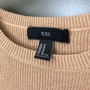 Cropped Forever21 Fall Sweater